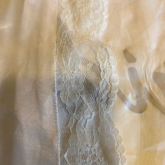 White Satin Bride Robe - Picture 6 of 6